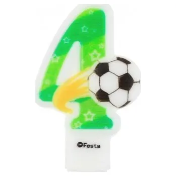 Dortová svíčka Svíčka na dort č. 4, fotbal