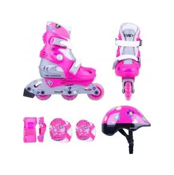 Kolečkové brusle Worker Polly M dětská Sada brusle + DÁREK DLE VÝBĚRU!