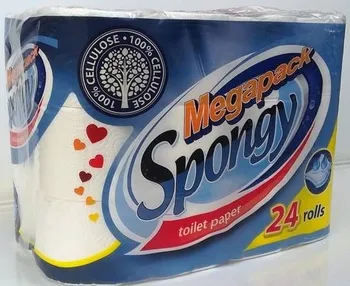 Toaletní papír Almusso Megapack Spongy 2vrstvý 24 ks