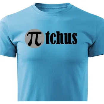 Pánské tričko Pánské tričko πTchus Barva: Tyrkysová, Velikost: XL