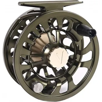 Rybářský naviják Muškařský naviják Leichi Shield Olive & Gold 79