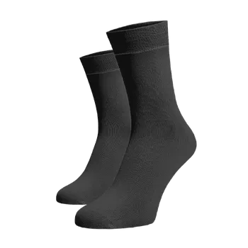 Pánské ponožky Bambusové vysoké ponožky šedé Šedá Viskoza (Bambus) 45-46