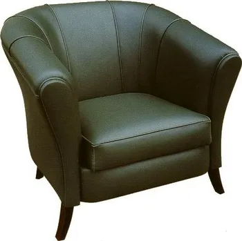 Sedací souprava Kožené křeslo LINDA, hnědá