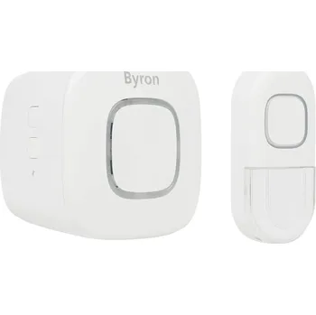Domovní zvonek Byron DBY-24721 bezdrátový zvonek kompletní sada s blikajícím světlem, s USB připojením
