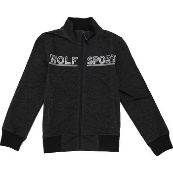 Chlapecká mikina Dětská mikina Wolf šedá vel.152