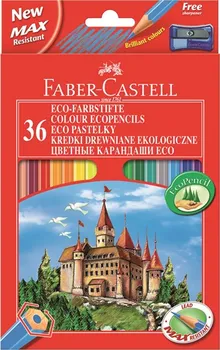 Pastelka Faber-Castell Pastelky trojhranné 36 ks + ořezávátko