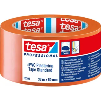 Izolační páska tesa SPVC 60399-00001-01 Plastering tape tesa® Professional oranžová (d x š) 33 m x 50 mm 1 ks