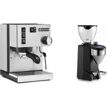 Kávovar Rancilio Silvia E + Rocket Espresso FAUSTO 2.1, black
