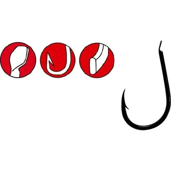 Gamakatsu - Háčky Power carp flatted eye, vel. 12, bal. 15ks, NS black