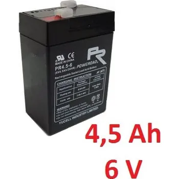 Záložní baterie Záložní, staniční baterie VRLA 4,5 Ah , 6 V , kontakty F1 , GOOWEI ENERGY (GOOWEI ENERGY)