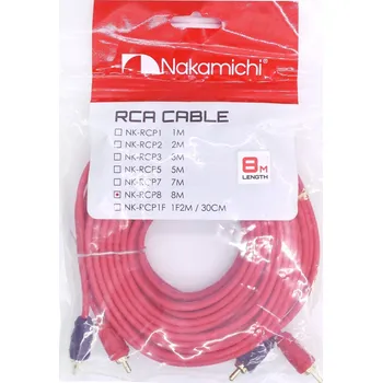 Signálový kabel Nakamichi NK-RCP8