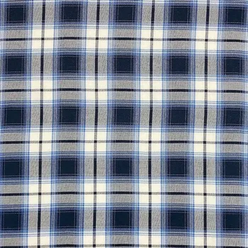 Košilovina N4868, modro-bílé káro, š.150