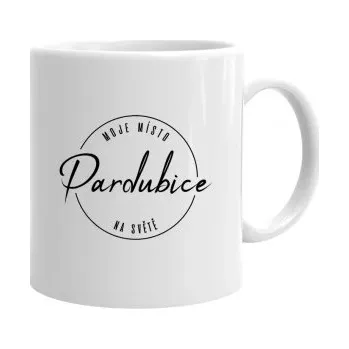 Žertovný předmět Pardubice - moje místo na světě - hrnek s potiskem- Tričkový.cz
