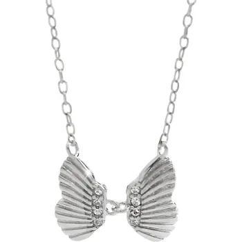 Řetízek SWAROVSKI sříbrný náhrdelník - Křídla Ag 925 (Řetízek s přívěskem andělských křídel)