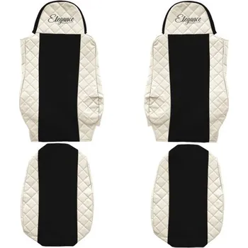 Kožené autopotahy DAF XF105, béžové