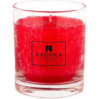 Svíčka Přírodní vonná svíčka palmová - AROMKA - Whiskovka, 250 ml Vůně: Vánoční punč