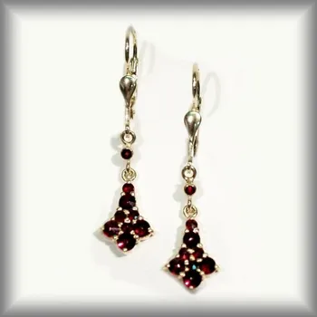 Náušnice bílé zlato