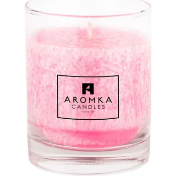 Svíčka Přírodní vonná svíčka palmová - AROMKA - Whiskovka, 250 ml Vůně: Verbena