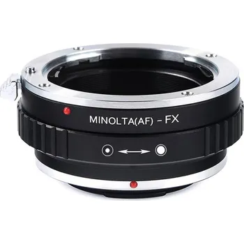 Redukce K&F Concept z objektivu Minolta / Sony AF na Fujifilm X (Umožní nasadit objektiv s bajonetem Minolta A na fotoaparáty Fuji FX)