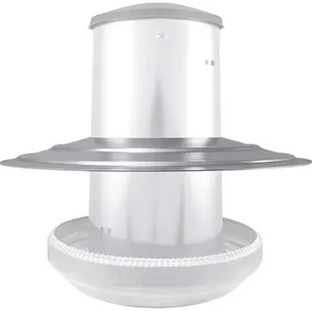 Chov hospodářského zvířete Ochranný kruh pozinkovaný proti dešti pro násypná krmítka 40 kg