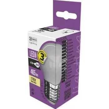 Žárovka LED žárovka Filament Mini Globe mléčná 4,2W E27 teplá bílá