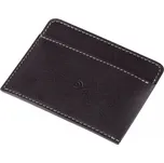 Kožená peněženka na karty černá