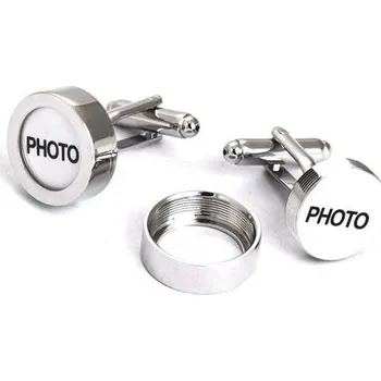 Manžetový knoflíček Manžetové knoflíčky šroubovací, medailonkové, na vintage fotku