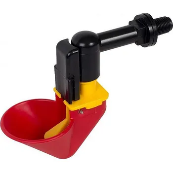 napáječka pro hospodářská zvířata Automatická napáječka s plováčkem typ II na nádobu - malá miska s kolínkem