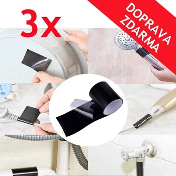 Lepicí páska TROJBALENÍ - Super silná vodotěsná lepící páska Barva: Černá