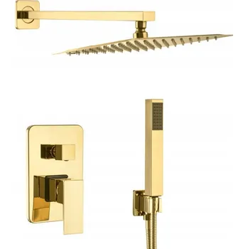 Sprchový panel Aplomo Zina 6 podomítkový sprchový set + iBox, gold