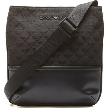 Kabelka Emporio Armani Piattina Omnia Jacquard Messenger Bag černá