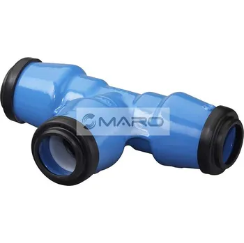 rozdělovač topení Hawle T-kus násuvný ISO 6530, litina, pro rozvody vody 32 x 32 x 32 mm, 653003203216