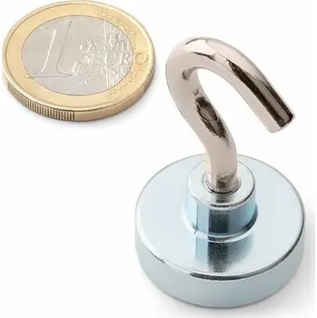 Dekorativní magnet Neodymový hák KRH-25 Ø 25 mm, v 16 mm