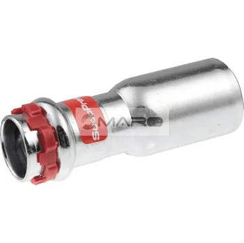 rozdělovač topení KAN-therm Steel Redukce z uhlíkové oceli lisovací, pro topení, profil "V" I/A 18 x 15 mm, 1562221002