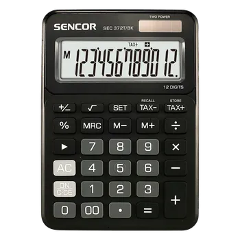 Kalkulačka Sencor SEC 372T/BK