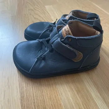 Dětská móda Kožené barefoot boty BF52 - modrá, Pegres Velikost: 26
