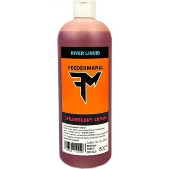Návnadová surovina Feeder Mania River Liquid Strawberry Cream