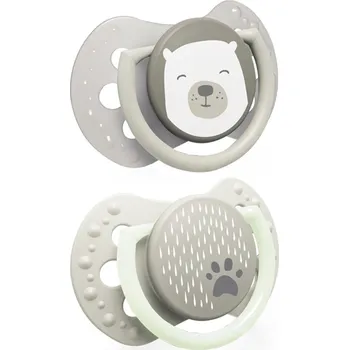 dudlíky Lovi Dudlík silikonový dynamický 2 ks 3-6 m Buddy Bear