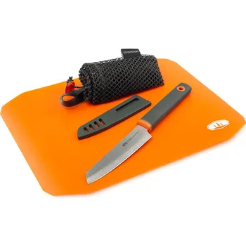 Kempingové nádobí Sada na krájení GSI Outdoors Rollup Cutting Board Knife Set