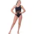 Dámské plavky Nebbia One Shoulder Sporty 559 černé