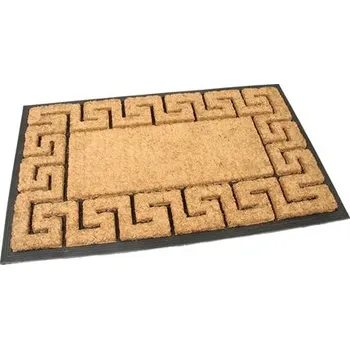 Rohožka Gumová kokosová rohož Rectangle - Deco - 75x45x2,3cm 70450102