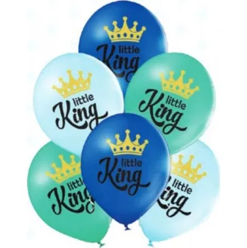 Balónek Paper Design Nafukovací balónky 6ks Little king,chlapecké