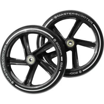 Kolečko ke koloběžce MASTER MAS-S120 200 mm černé