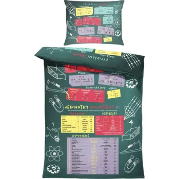 Povlečení Povlečení Fyzika (Rozměr : 1x140/220 + 1x90/70)