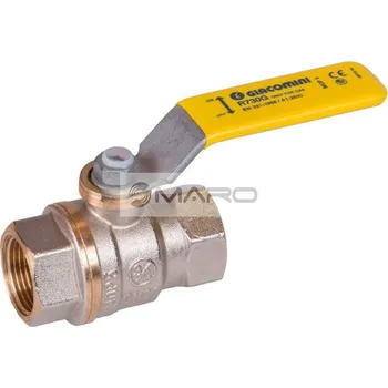 Vodovodní kohout Giacomini Kohout kulový na plyn R730GB s pákou FF 1/2", R730GBX003