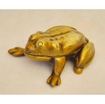 Šperkovnice Mosazná žába soška šperkovnice