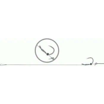 Carp Zoom Návazec FC Power Feeder Rig KO.9 - 5 ks/10 cm/0,18 mm/vel.8