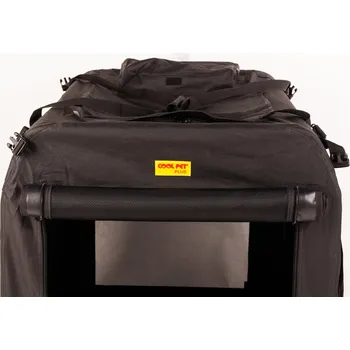 přepravka pro zvíře Skládací přepravní box,kenelka COOL PET PLUS černá velikost přepravního boxu: 2XL 91*64*64cm