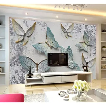 Fototapeta Solution Media 3D tapeta - Motýli MU2507 3 - 3D Relief - Vliesová tapeta - 320g/m2