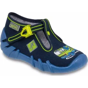 Chlapecké bačkory Bačkůrky / papučky Befado 110P170 modré s náklaďákem velikost: 25